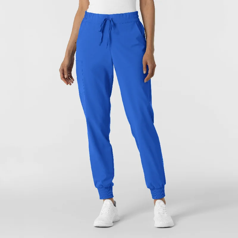 High Street Style RENEW Women's Jogger Scrub Pant - Royal
