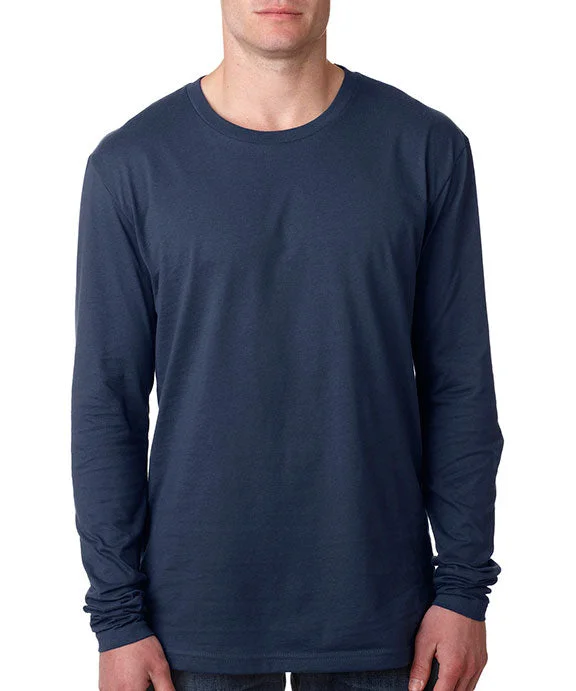Affordable selection N3601 - Next Level Mens Premium Fitted Long Sleeve Crew Neck T-Shirt | Indigo Affordable selection N3601 - Next Level Mens Premium Fitted Long Sleeve Crew Neck T-Shirt | Indigo