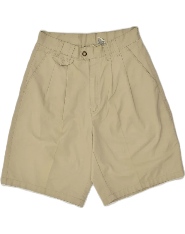 Dessert Matching VINTAGE Womens Chino Shorts W30 Medium  Beige Polyester