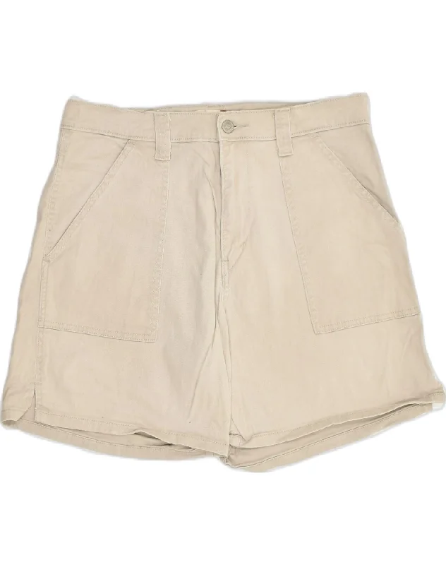 Romantic And Sweet LEVI'S Womens Denim Shorts US 14 XL W32 Beige Cotton
