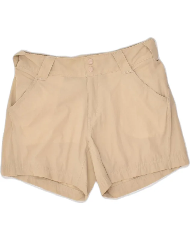 Noble Temperament COLUMBIA Womens Hot Pants US 8 Medium W30 Beige Nylon