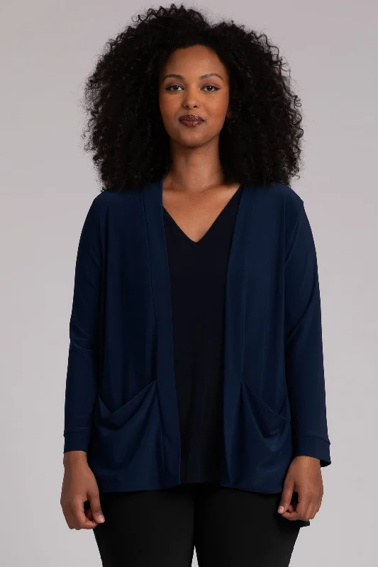 Relaxed And Casual Core Cardigan | Navy