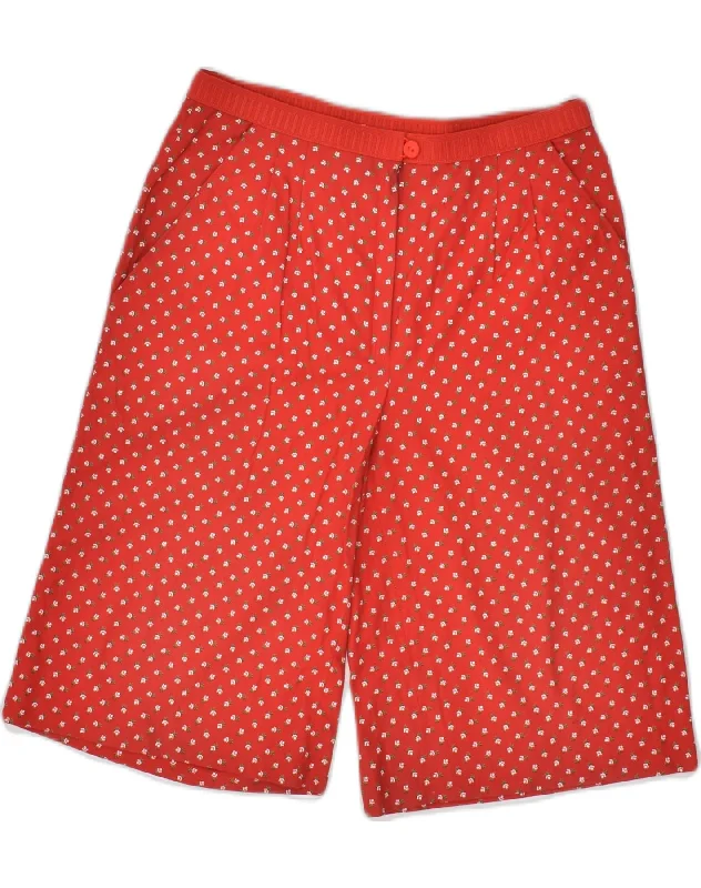 Wearable At Home Or Out VINTAGE Womens Casual Shorts W26 Small  Red Floral