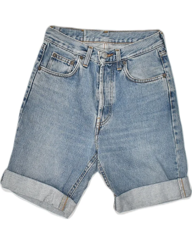 Classic Style RIFLE Womens Denim Shorts W28 Medium Blue Cotton