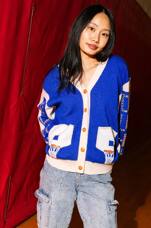 Fashion Comfort Blue/Beige Slam Dunk Man Cardigan