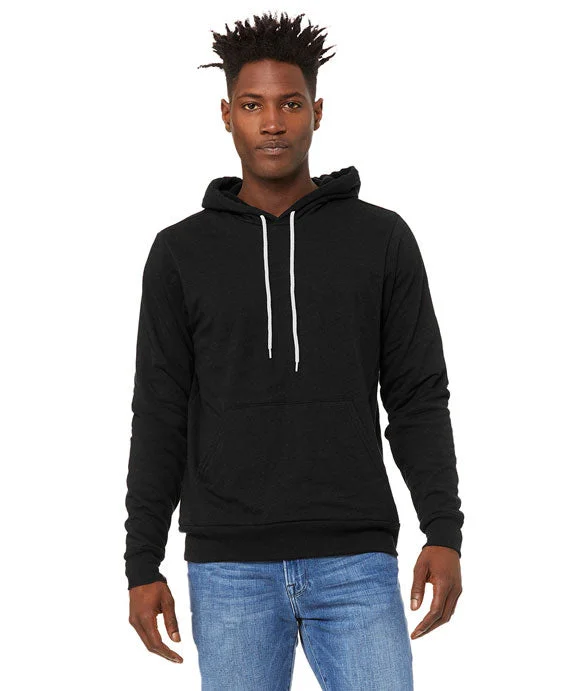 Simple Style 3719 - Bella + Canvas Unisex Sponge Fleece Pullover Hooded Sweatshirt | Black Heather Simple Style 3719 - Bella + Canvas Unisex Sponge Fleece Pullover Hooded Sweatshirt | Black Heather
