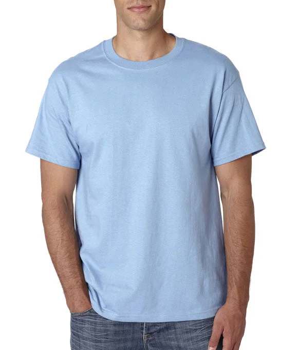 Retro Literary Style 5180 - Hanes Adult Beefy-T® T-Shirt | Light Blue