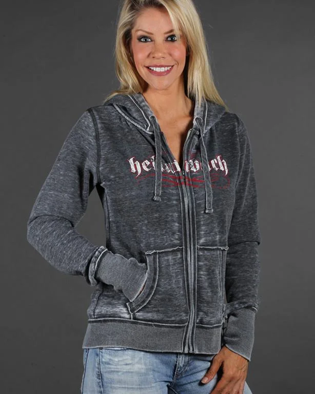Warm Atmosphere Angel Winged Zen Full-Zip Fleece Hood