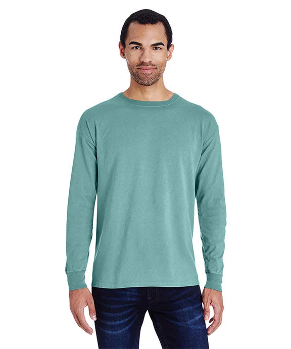 Luxury Style GDH200 - ComfortWash by Hanes Unisex Garment-Dyed Long-Sleeve T-Shirt | Spanish Moss Luxury Style GDH200 - ComfortWash by Hanes Unisex Garment-Dyed Long-Sleeve T-Shirt | Spanish Moss