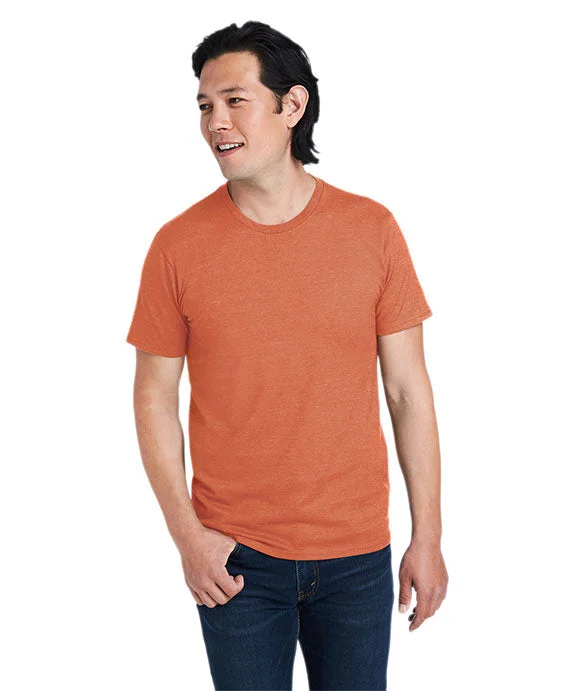 Elegant And Lazy 4980 - Hanes Adult nano-T® T-Shirt | Pumpkin Heather