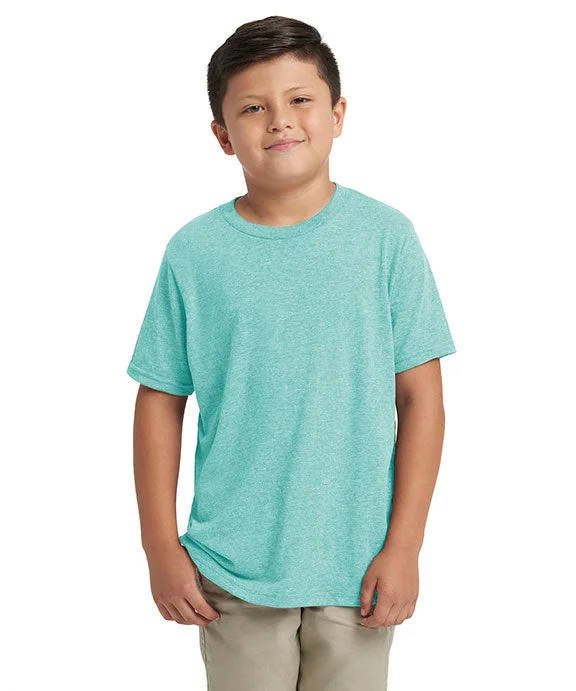 Personalized print N6310 - Next Level Boys Tri-Blend Crew Neck T-Shirt | Tahiti Blue Personalized print N6310 - Next Level Boys Tri-Blend Crew Neck T-Shirt | Tahiti Blue
