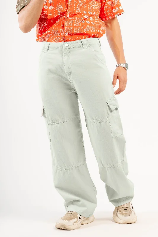 Romantic Temperament All Sage Cargo Men's Jeans