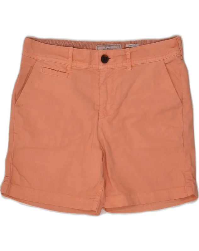 Cozy Outerwear FAT FACE Womens Garment Dyed Chino Shorts UK 8 Small W30 Orange Cotton Cozy Outerwear FAT FACE Womens Garment Dyed Chino Shorts UK 8 Small W30 Orange Cotton