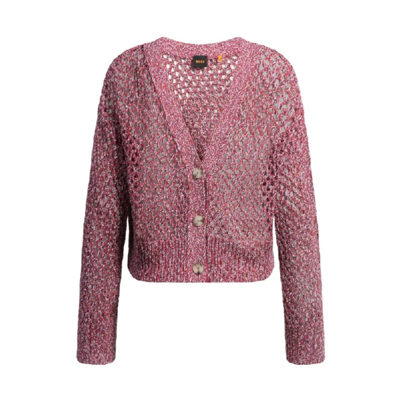 Effortless Dressing Reversible cardigan with open structure