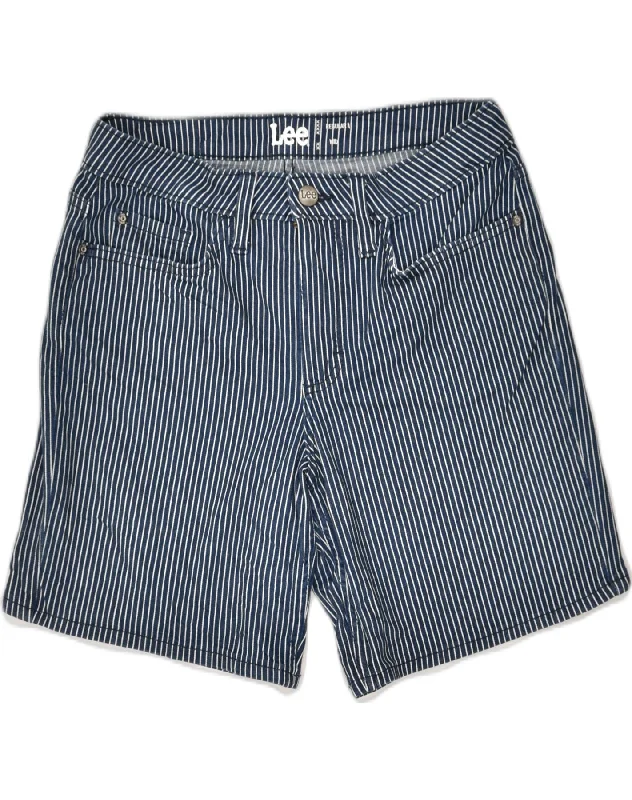 Sports Tights LEE Womens Mid Rise Regular Denim Shorts US 8 Medium W28  Navy Blue