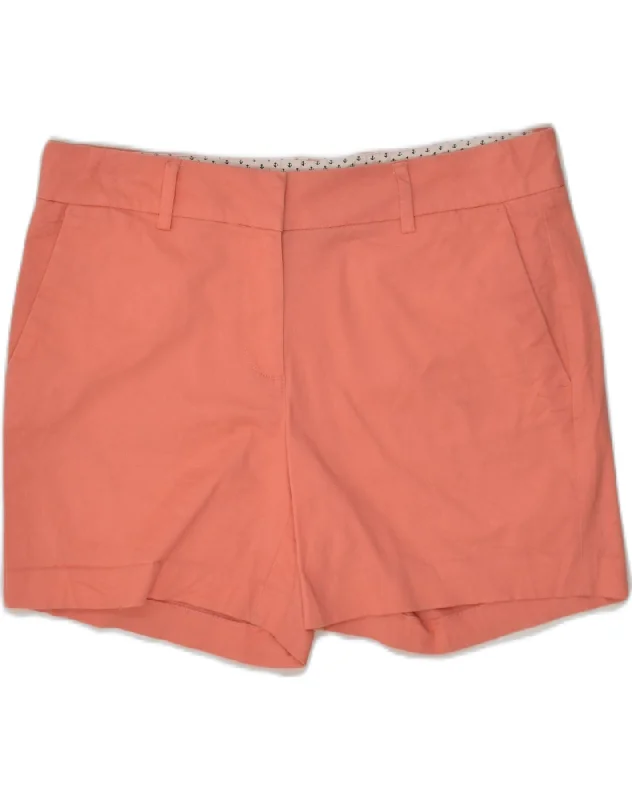 Sports Vitality Style NAUTICA Womens Chino Shorts US 8 Medium W31 Pink Cotton