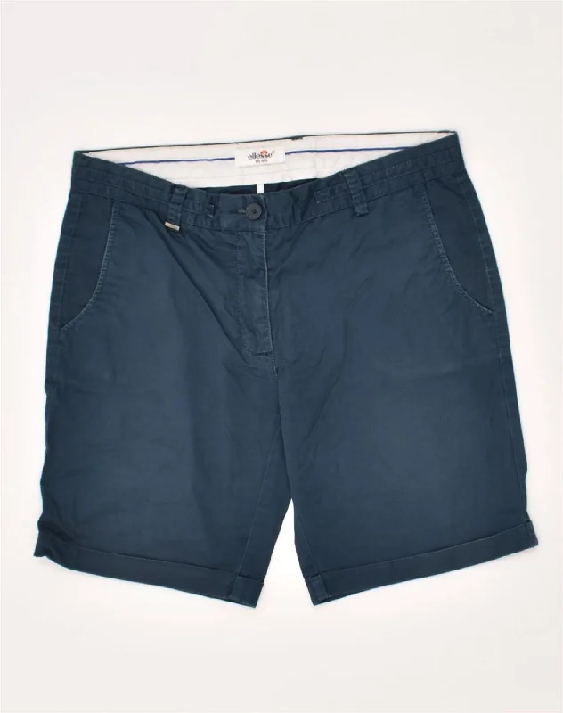 Wandering freely ELLESSE Womens Chino Shorts IT 44 Medium W30 Navy Blue