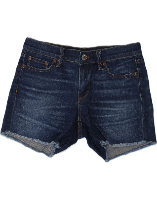Classic style J. CREW Womens Low Waist Denim Shorts W26 Small  Navy Blue Cotton