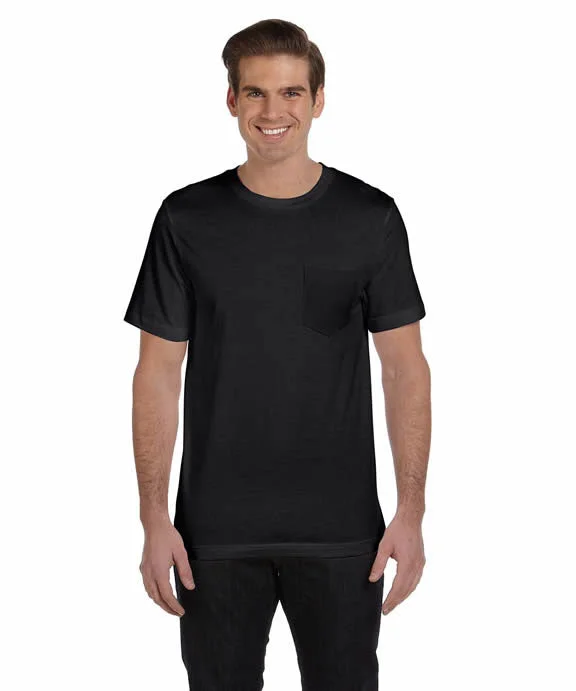 Chic Comfort 3021 - Bella + Canvas Mens Jersey Short-Sleeve Pocket T-Shirt | Black