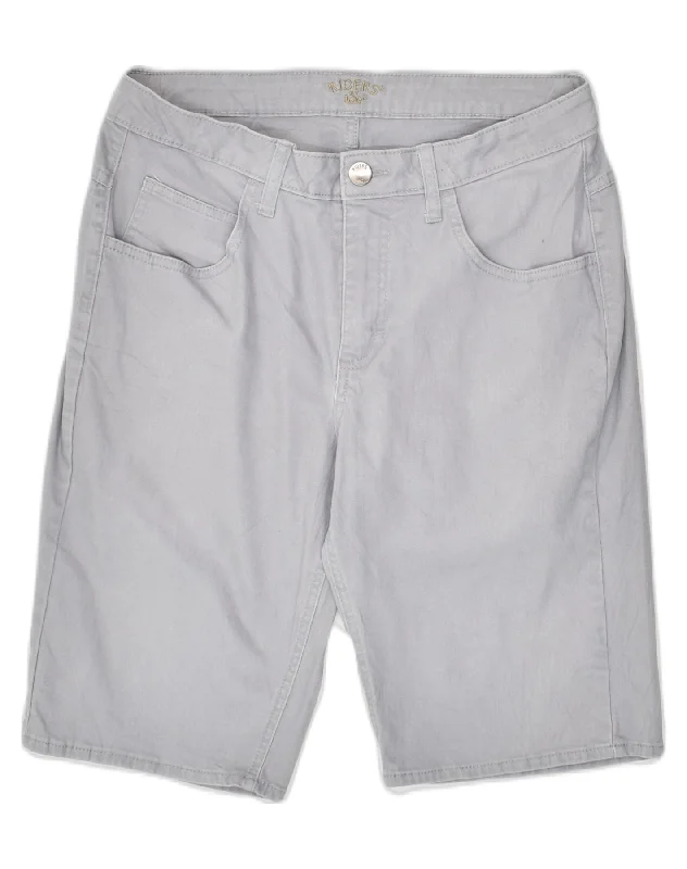 Versatile Wear LEE Womens Denim Shorts US 10 Large W32  Grey Cotton