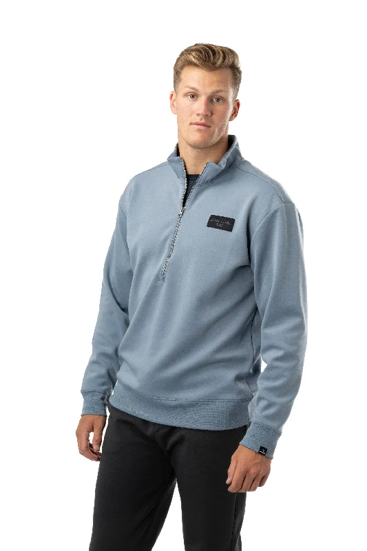 Fashion Comfort Bauer First Line Collection 1/2 Zip Pullover Senior - Blue
