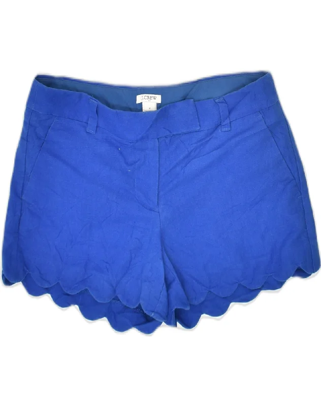 Layered Style J. CREW Womens Casual Shorts US 2 XS W28  Blue Linen