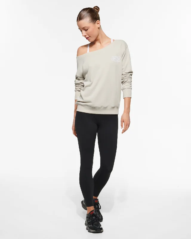 American Style ASCOT OFF SHOULDER SWEATER