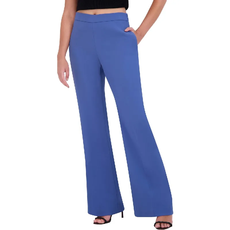 Noble And Elegant Womens High Waist Pocket Flared Pants