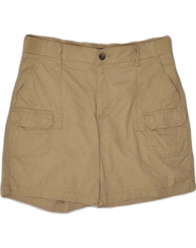Elegant Comfort LEE Womens Relaxed Fit Cargo Shorts W34 Large  Beige