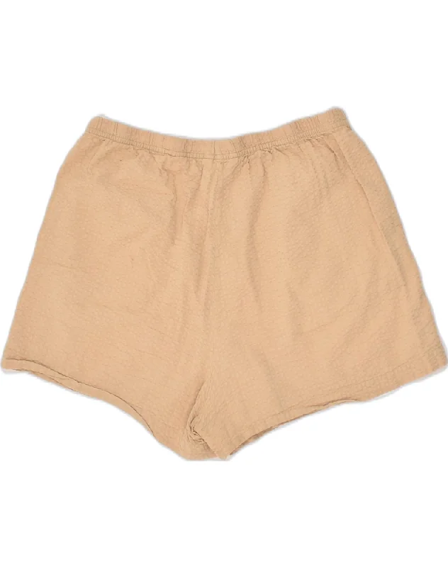 Fresh And Simple MONKI Womens Hot Pants Medium W30 Beige Cotton