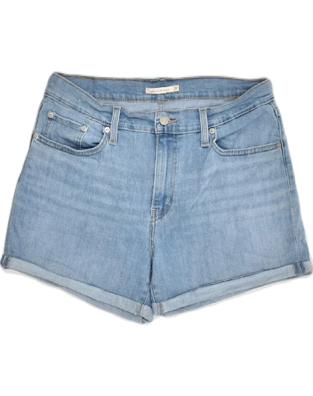 Urban Fashion LEVI'S Womens Denim Shorts W32 Large  Blue Cotton