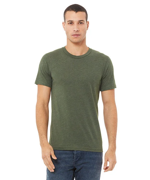 Classic Series 3413 - Bella + Canvas Unisex Triblend Short-Sleeve T-Shirt | Military Green Triblend Classic Series 3413 - Bella + Canvas Unisex Triblend Short-Sleeve T-Shirt | Military Green Triblend