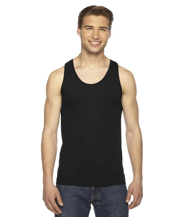 Sports suit style 2408 - American Apparel Unisex Fine Jersey Tank Top | Black