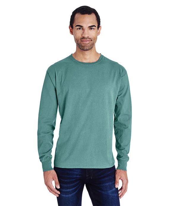 Fashionable Inner Wear GDH200 - ComfortWash by Hanes Unisex Garment-Dyed Long-Sleeve T-Shirt | Cypress Green Fashionable Inner Wear GDH200 - ComfortWash by Hanes Unisex Garment-Dyed Long-Sleeve T-Shirt | Cypress Green