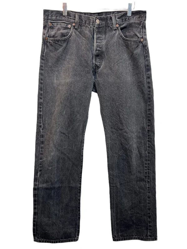 Cozy Fit Levi 501 Grey Jeans (34x32)
