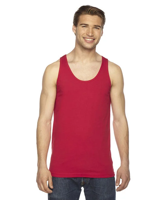 Sports Vitality Style 2408 - American Apparel Unisex Fine Jersey Tank Top | Red