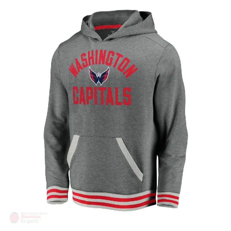 Lounge Chic Washington Capitals Fanatics Upperclassmen Vintage Pullover Mens Hoodie