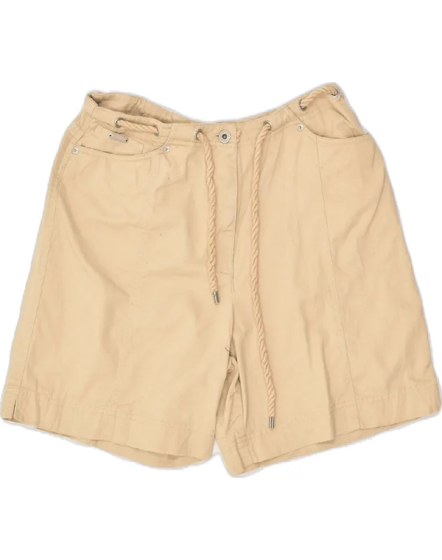 Fashion Classic RALPH LAUREN Womens Casual Shorts US 12 Large W30 Beige Cotton