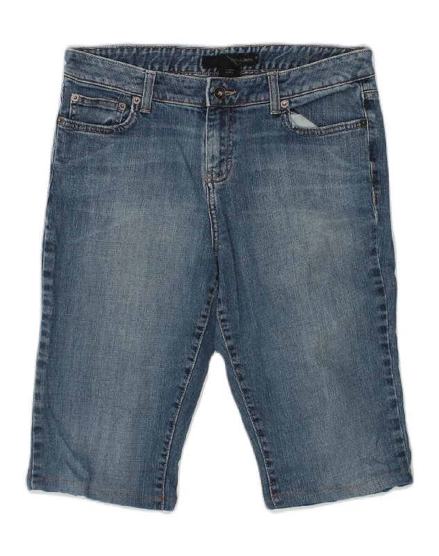 Breathable Comfort CALVIN KLEIN Womens Denim Shorts US 10 Large W30 Blue Cotton