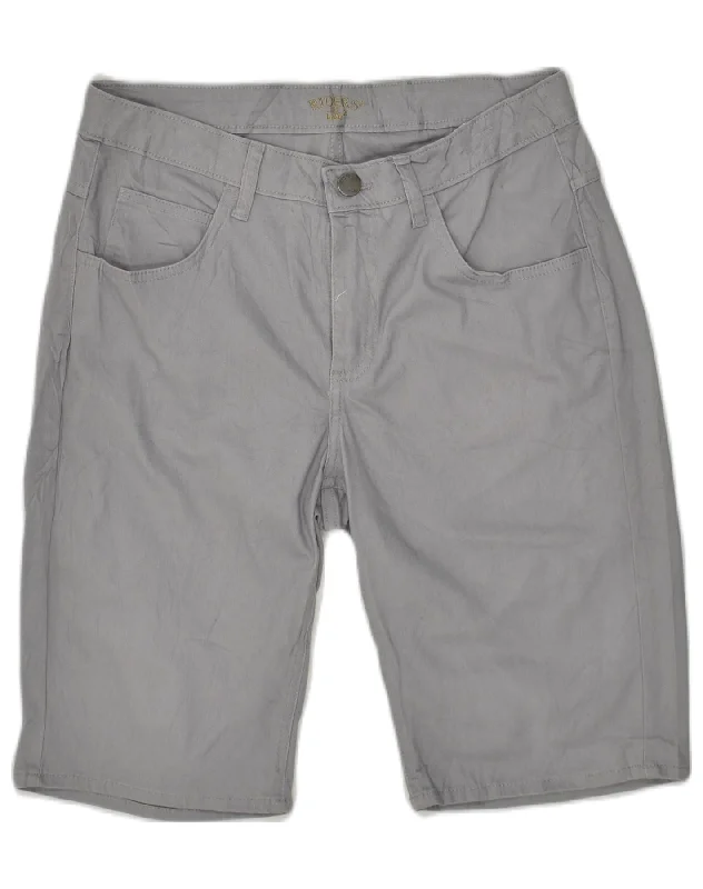 Personal Charm LEE Womens Casual Shorts US 10 Large W32 Grey Cotton