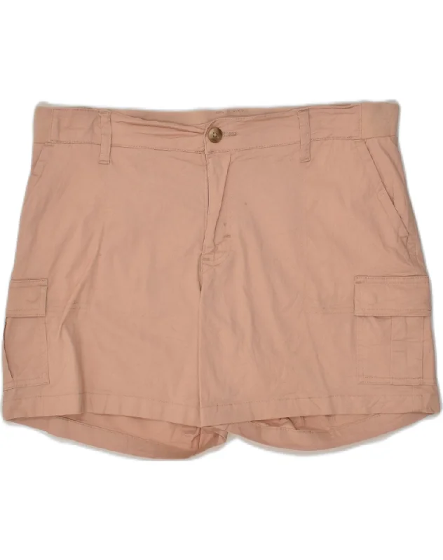 Beautiful Romance LEE Womens Short Regular Fit Mid Rise Cargo Shorts W38 XL Beige