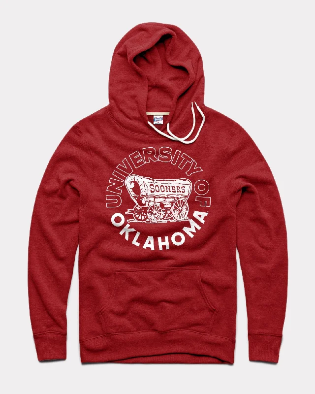 Elegant Classic University of Oklahoma Circle Cardinal Hoodie