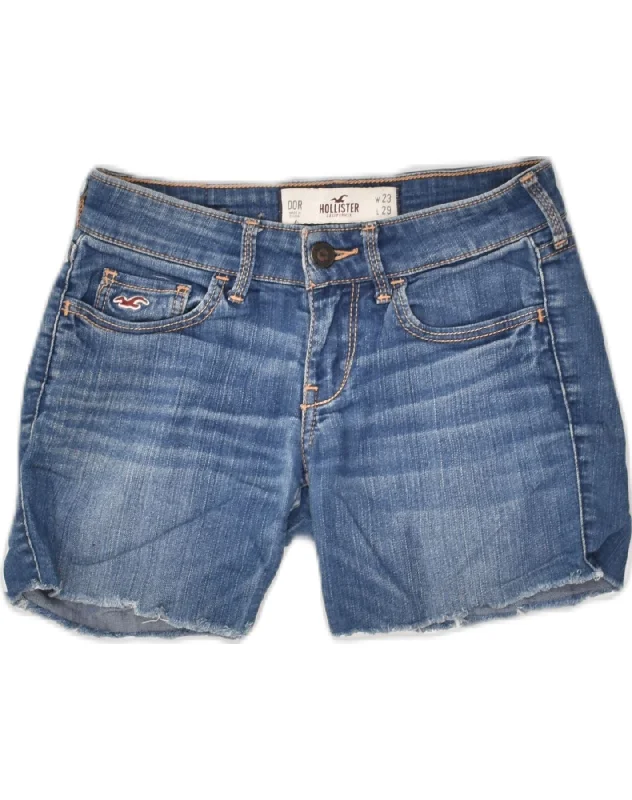 Comfy Chic HOLLISTER Womens Denim Shorts W23 2XS Blue Cotton