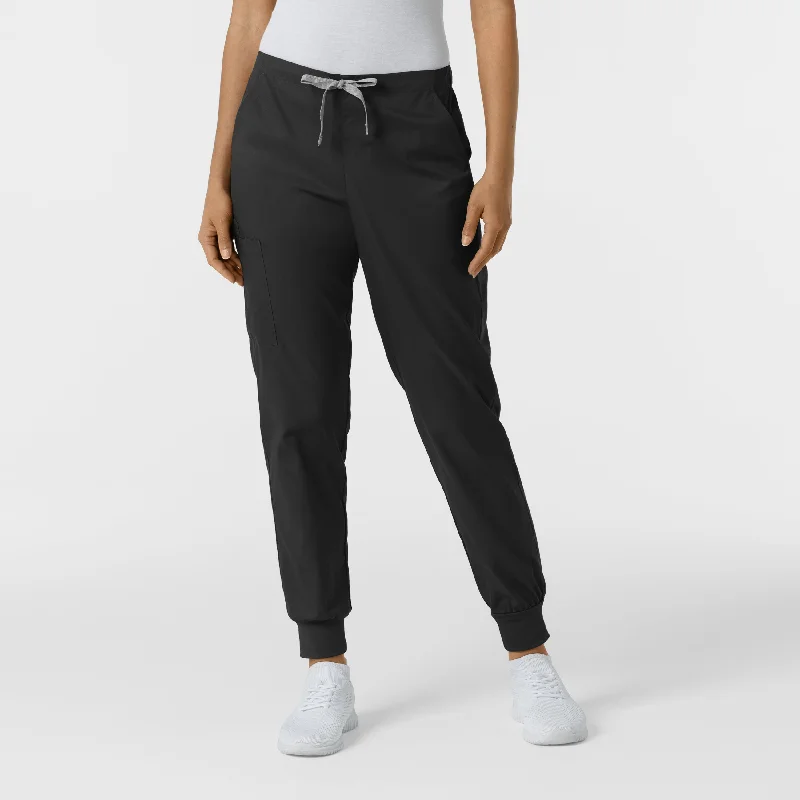 Modernism WORK Women's Cargo Jogger Scrub Pant - Black