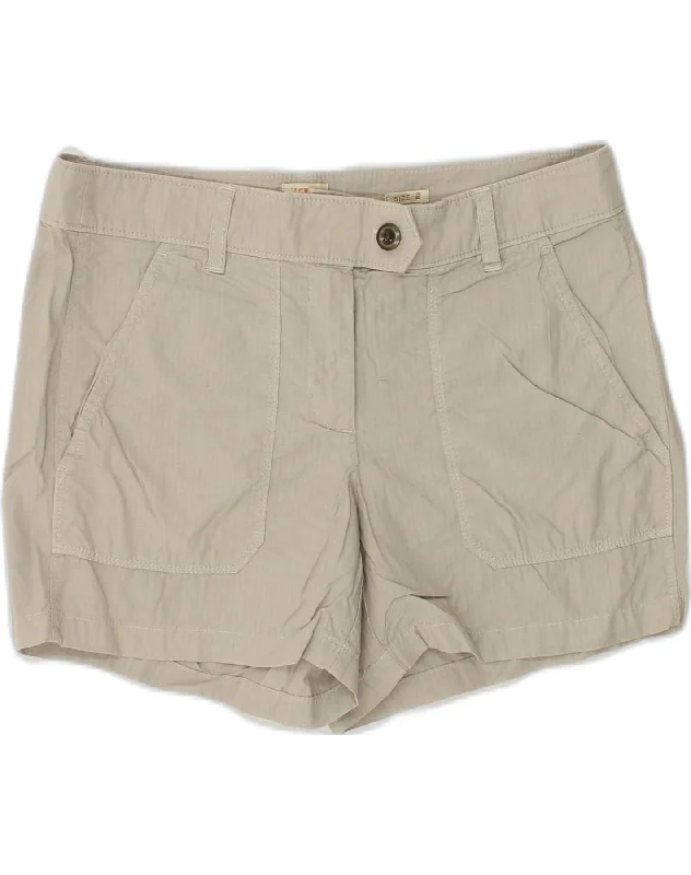 Street Show-off Style J. CREW Womens Chino Shorts US 2 XS W32  Grey Cotton