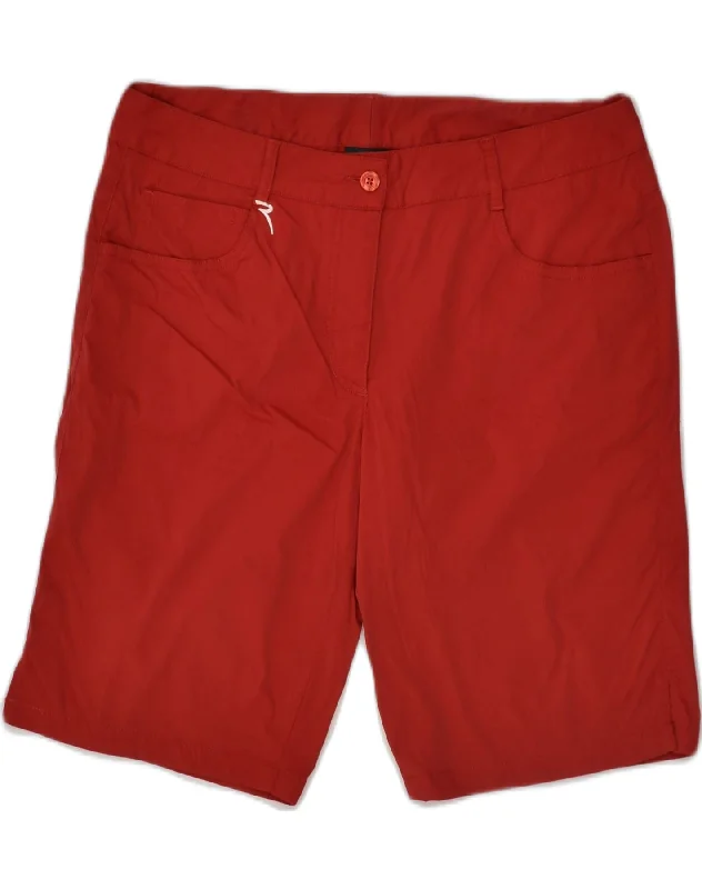 Fashion Elements CHERVO Womens Casual Shorts IT 46 Large W32 Red