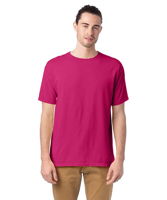 Casual Chic GDH100 - ComfortWash by Hanes Mens Garment-Dyed T-Shirt | Peony Pink