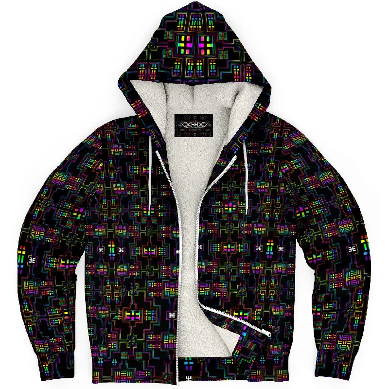 Minimal Classic Adinkratek Microfleece Ziphoodie