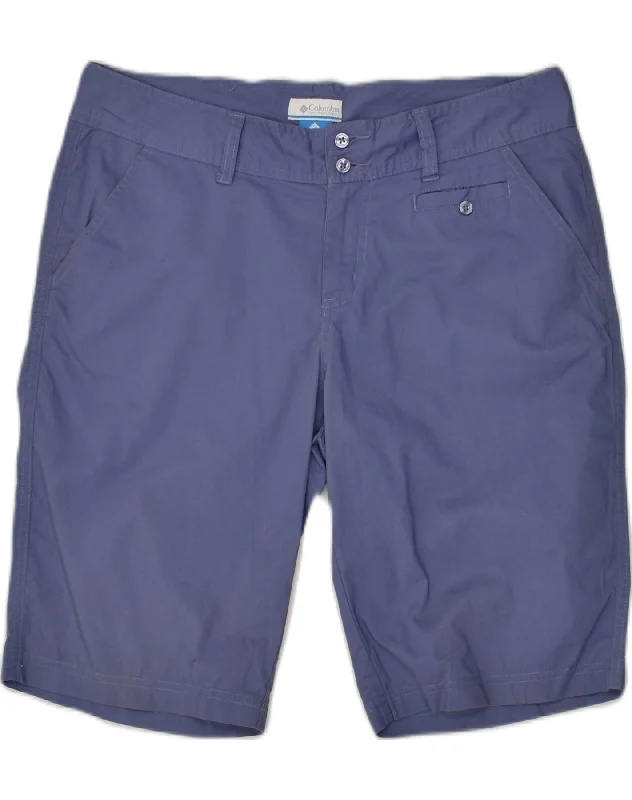 Fashionable sports COLUMBIA Womens Chino Shorts US 10 Large W34  Blue Cotton