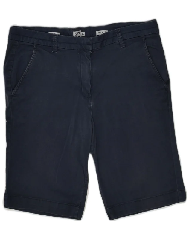 French Retro DACK'S Womens Regular Fit Chino Shorts IT 42 Medium W30 Navy Blue Cotton French Retro DACK'S Womens Regular Fit Chino Shorts IT 42 Medium W30 Navy Blue Cotton